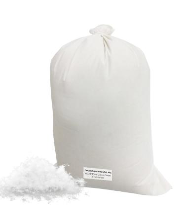 Dream Solutions USA Bulk Goose Down Filling (3/4 lb.)   80/20 100% Natural White Down and Feather   Fill Stuffing Comforters  Pillows  Jackets and More   Ultra-Plush Hungarian Softness