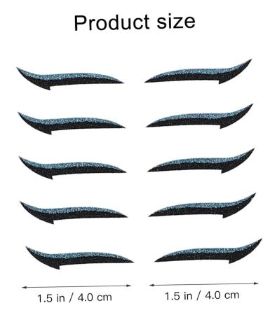Didiseaon 240 Pairs Eyeliner Eyelid Tape Stickers Eye Makeup Double Eyelid Adhesive Tape Plastic - Buy Online on SooperMarket.com