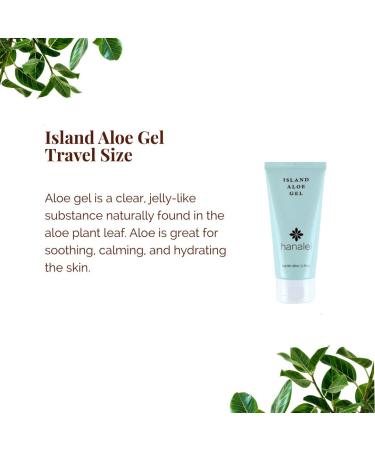 Hanalei Cooling Island Aloe Gel - Cruelty-Free & Paraben-Free Moisturizer for Sunburn Relief - Travel Size 80ml - Buy Online on SooperMarket.com