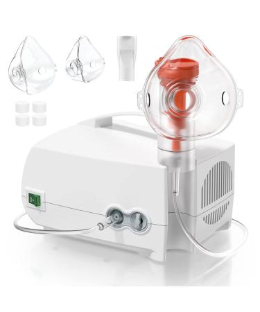 Nebulizer Machine - Asthma Nebulizer Machine for Adults and Kids, Nebulizer Machine with Tubing, Mouthpiece and Masks for Adults and Kids OWAREY Off-white