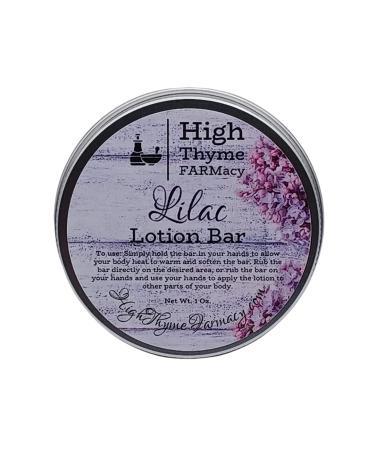Lilac Moisturizing Lotion Bar 1.5 Ounce Waterless Lotion Bar for Dry Skin