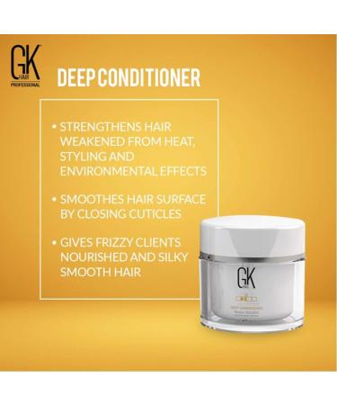 GK HAIR Global Keratin Deep Conditioner Masque - Intense Hydrating Repair Treatment for Dry, Damaged, Color Treated Hair - 7.05 Fl Oz/200g - Buy Online on SooperMarket.com