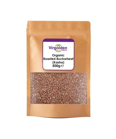 Organic Roasted Buckwheat (Kasha) 500g by Virgolden Organic