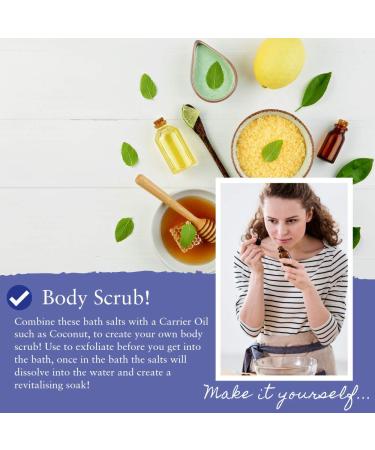 Buy Absolute Aromas Detox Bathing Salt 300g | Magnesium Sulfate & 100% Pure Essential Oils | Cleanse & Revitalize with Juniper Berry Geranium Palmarosa Grapefruit & Cedar Oil - Buy Online on SooperMarket.com