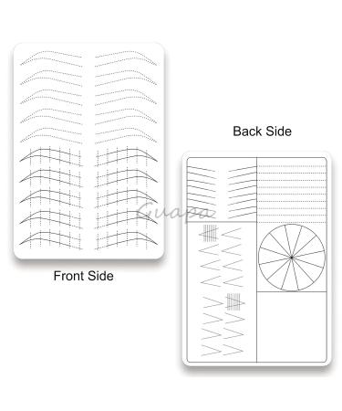 3 Pc Silicone Permanent Makeup Practice Pads for Microblading & Microshading - White Skin with Black Outline - Buy Online on SooperMarket.com