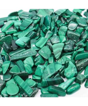 Natural Crystals and Stones 90-100g Natural Feng Shui Crystal Stone Malachite Tumbles Stone Gravel 10mm-15mm for Decorations for Decoration kaixun - Buy Online on SooperMarket.com