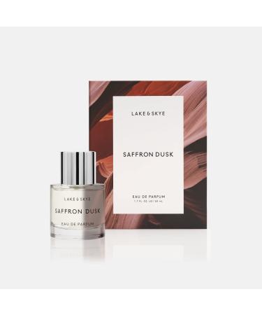Lake & Skye Saffron Dusk Eau de Parfum Spray Long Lasting Fragrance 1.7 fl oz (50 ml) - Floral Woody Musky Scent. 1.7 Fl Oz (Pack of 1)