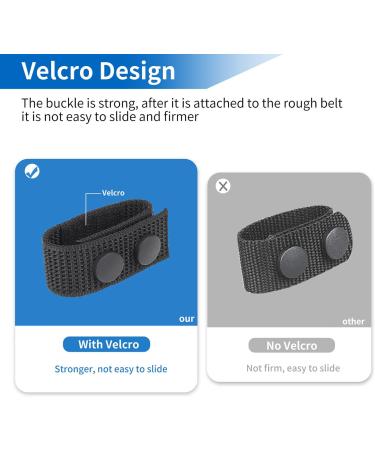 Duty Belt Nylon 2 Wide Security Tactical Belt Keepers - 8 Pack Black - Police Equipment Accessories - Buy Online on SooperMarket.com