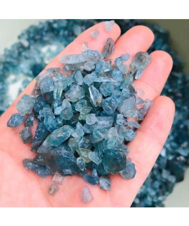 100G Rough Gemstone Natural Blue Apatite Raw Stone Gravels Can be Used for (Color : 100G) JZIGTDEM - Buy Online on SooperMarket.com