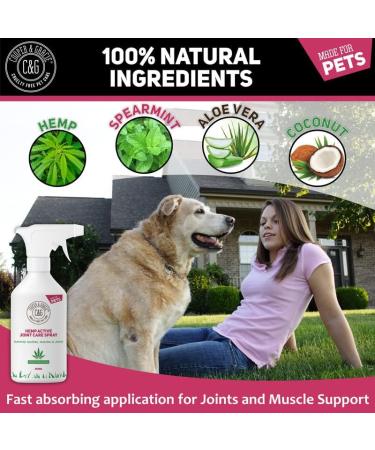 Hemp Active Joint Care Spray | Instant Soothes Muscle & Joint | Quick Absorb | 100% Cruelty Free Vet Recommended | Best For Dogs And Horses | Amazing Essential Oil Embrocation - Buy Online on SooperMarket.com