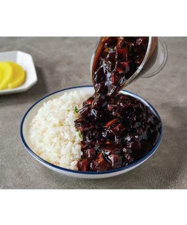 Jjajang Korean Chinese Black Bean Sauce 100g - Pack of 3 | Ready Meal for Rice and Noodle - Buy Online on SooperMarket.com