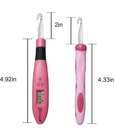 Yarniss Light Up Crochet Hooks Set - 17 Sizes with Stitch & Row Counter - Buy Online on SooperMarket.com