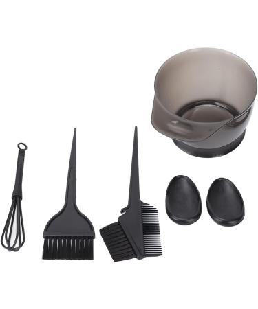 Hair Dyeing Kit Hair Dye Brush Ergonomic Wear Resistant Ear Cover Stable Sturdy Firm ABS Mixing Tool for Hair Salon for Individual Use for Hairdresser(black) - Buy Online on SooperMarket.com