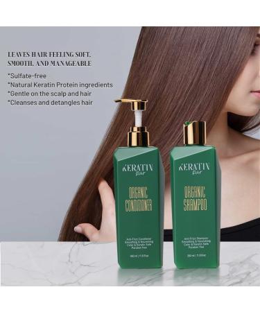 Organic Shampoo & Conditioner for Color-Safe Hair Repair | Smoothing Nourishing Paraben-Free Anti-Frizz - Buy Online on SooperMarket.com