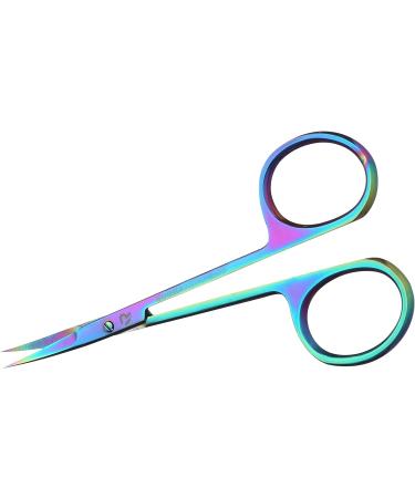 Cuticle Nail Scissors Multi Purpose Small Manicure Scissors Pedicure Finger & Toe Nail Cuticle Scissors Professional Thin toenail Scissors Eyebrow Scissors for Men and Women (Multi Colour) - Buy Online on SooperMarket.com