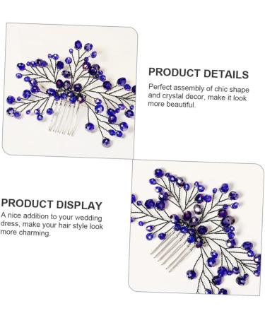 Angoily Hair Comb Rhinestones Bride Alloy Headgear - Buy Online on SooperMarket.com