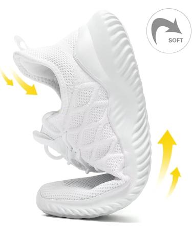 Men's Slip-on Running Shoes - Lightweight Breathable Sneakers for Workout - Size 13, White - Buy Online on SooperMarket.com
