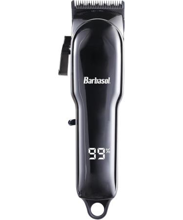 Buy Barbasol Rechargeable Hair Clippers Professional & Home Use Low-Heat Ceramic Blades Adjustable Taper 6 Guards LCD Display | International Shipping - Buy Online on SooperMarket.com