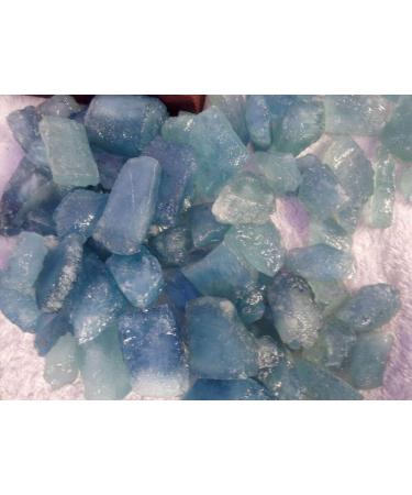 Natural Crystal Rough 1pc Rough Aquamarine Raw Stone Natural Crystal Reiki Gemstone Specimen - Buy Online on SooperMarket.com
