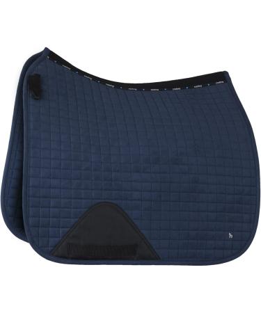 Horze Cooling Summer Quilted Dressage Saddle Pad - Ventilated Obscure Night Dark Blue - Buy Online on SooperMarket.com