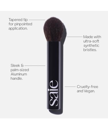 Saie The Fluffy Brush - Soft Multi-Use Vegan Makeup Brush for Precise Application - Cruelty-Free Powder Brush - Buy Online on SooperMarket.com
