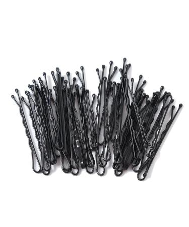 36 PCS BLACK Hair Kirby Grips 5cm Hair Grips Waved Hair Bobby Pin Clips Wire C6TELBLA