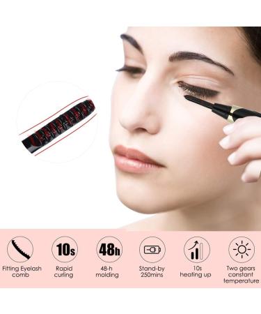 Electric Eyelash Curler Heated Eyelash Curler Heated Extension Long Lasting Eyelash Curling Makeup Tools (CaCaCook6kp1f7uczs-01) - Buy Online on SooperMarket.com