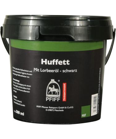 PFIFF Hoof Grease with Laurel Oil - 500ml Black | Premium Care for Horses | International Shipping Available - Buy Online on SooperMarket.com