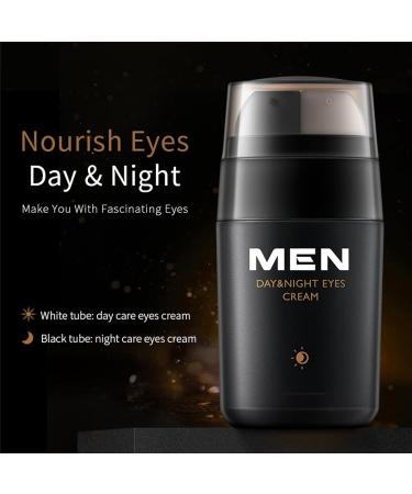 Day & Night Men's Eye Cream - Anti-Aging Dark Circle Treatment for Wrinkles & Bags - Youthful Skin Solution - Buy Online on SooperMarket.com