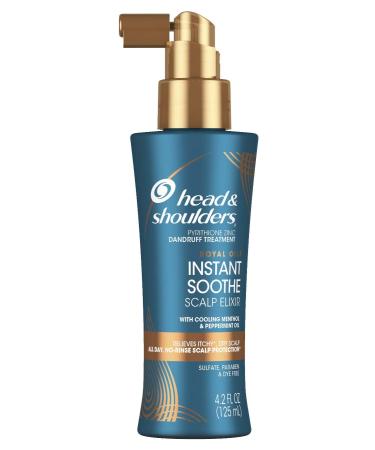 Head & Shoulders Scalp Elixir Royal Oils Instant Soothe 4.2 Ounce (125ml) (3 Pack)