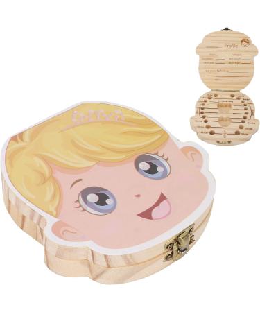 FILFEEL Wooden Baby Milk Tooth Box - Keepsake Organizer for Girls' Primary Teeth Collection - Buy Online on SooperMarket.com