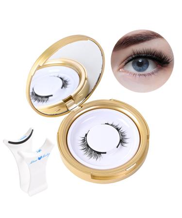 DASHIELL No Glue False Eyelashes | False Reusable Lashes - Natural Look False Lashes False Eyelashes Easy-to-Use Applicator Strong Magnets For Beginners