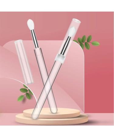 3Pcs Lip Brushes Crystal Silicone Tool Lip Silicone Brush With Cap Makeup Beauty Brushes Lipstick Applicator Brushes Crystal Makeup Brushes Set - Buy Online on SooperMarket.com