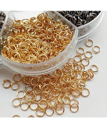 Chenkou Craft 3000pcs Small Open Jump Rings Kit - 6 Colors for Jewelry Making with Jump Ring Tool and Storage Box - 5mm - Buy Online on SooperMarket.com