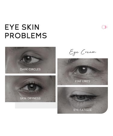 Sakura Korean Eye Cream - Anti-Aging Under Eye Treatment for Puffiness & Bags | Day & Night Caffeine Eye Cream for Men & Women - Buy Online on SooperMarket.com