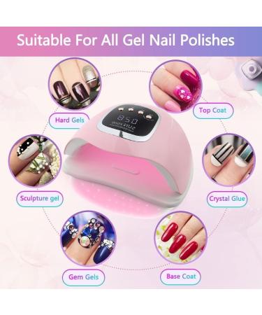 Pink Lady Nail Dryer Lamp - WY8 Sun X15 Max 280W High Power, Fast Curing UV LED Ice Lamp for Gel Polish and Nail Art - Buy Online on SooperMarket.com