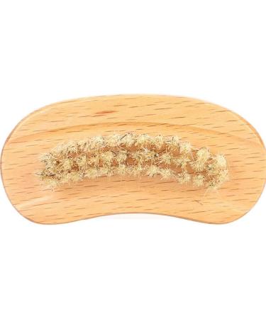 Demeras Wooden Foot 9x5x5 natura Beech Double Sided Nail Brush Remove Dead Skin Cutin Nail Brush Manicure Tool - Buy Online on SooperMarket.com