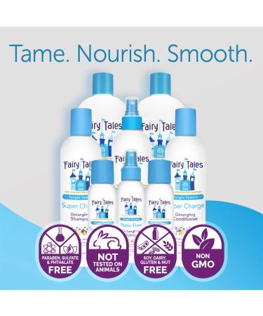 Fairy Tales Tangle Tamer Kids Shampoo & Conditioner 32oz Set - Gentle Hair Care for Children - Buy Online on SooperMarket.com
