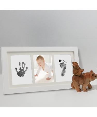 Govvay Baby Handprint and Footprint Photo Frame Kit | Perfect Newborn Gift for Boys and Girls | Memorable Keepsake Box for Christmas and Birthdays - Buy Online on SooperMarket.com
