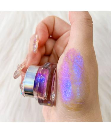 CHARMACY Multi Chrome Flakes Cream Chameleon Gel Eyeshadow 05 - Highly Pigmented & Long Lasting Metallic Makeup - Buy Online on SooperMarket.com
