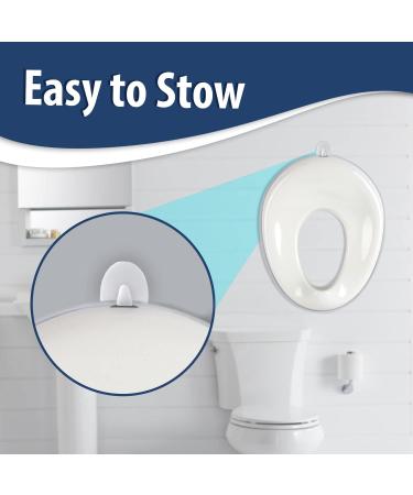 Non-Slip Toilet Training Seat for Boys & Girls - Fits Round & Oval Toilets with Free Storage Hook and Urine Splash Guard - Tuut - Buy Online on SooperMarket.com