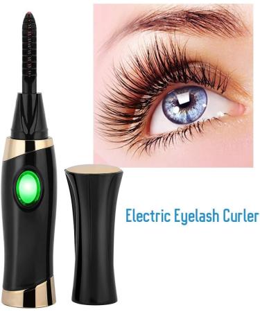 Electric Heated Eyelash Curler USB Portable Long Lasting Eye Lashes Curling Tool - Buy Online on SooperMarket.com