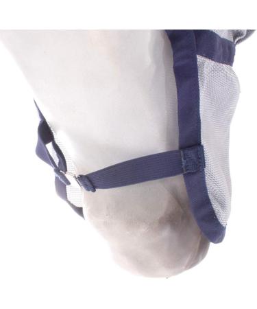 Buy Bucas Buzz Off Fly Mask Extended Nose LL Silver - Premium Fly Protection for Horses - International Shipping Available - Buy Online on SooperMarket.com