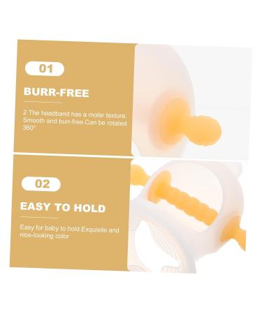 STAHAD 2pcs Three-Dimensional Hand Teether Toddler Chew Toys Silicone Toys Silicone Baby Toys Silicone Baby Hand Teether Baby Gum Teether Silicone Hand Sucking Teether Infant Chew Toy Car Yellowx2pcs 10.8x10.5x10.5cmx2pc... - Buy Online on SooperMarket.com