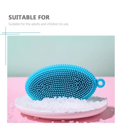 Soft Silicone Toddler Scalp Massage Pad Set - 3pcs | Gentle Bath Shampoo Scrubber for Children | Parent-Child Bonding Bath Care Tool - Buy Online on SooperMarket.com