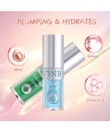 Buy Plumping Lip Gloss & Hydrating Lip Glow Oil | Moisturizing Tinted Lip Oil with Aloe Vera - Long-Lasting Non-Sticky Shine - Buy Online on SooperMarket.com