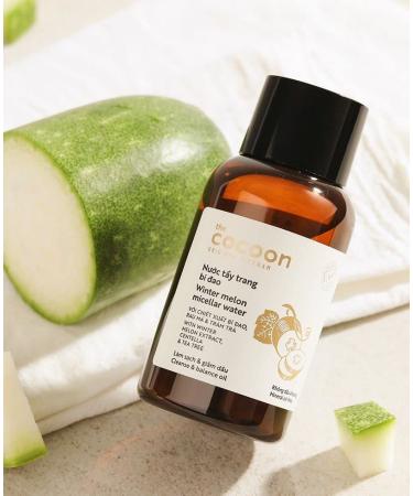 Cocoon Winter Melon Micellar Water - Gentle Cleansing & Hydrating 4.73 fl oz | International Shipping Available - Buy Online on SooperMarket.com