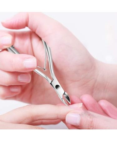 Hash Shears Nail Shaver Set - 4PC Skin Pliers & Cuticle Snaps | Stainless Steel Nail Tongs for Precise Under-Nail Cleaning - Buy Online on SooperMarket.com