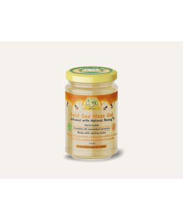 Sea Moss Gel x Raw Natural Honey 500ml / 370ml - St Lucian 'Gold' Wildcrafted Sea moss infused with Natural Honey | Hand made | UK MADE | Fresh to Order | Organic | Immune Support | Dr Sebi (370ml) - Buy Online on SooperMarket.com