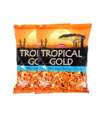 Ramdev | Tropical Gold Kenyan Chevda | 400G | Indian Origin | Tasty and Healthy (Pack of 2) Chevda 2 Pack